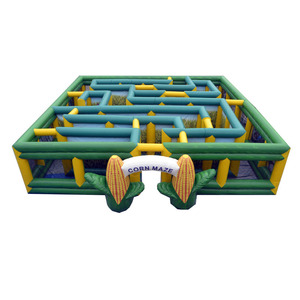 Grande maison hantée gonflable d'extérieur, labyrinthe de jeux <span class=keywords><strong>laser</strong></span> - Product Image 4