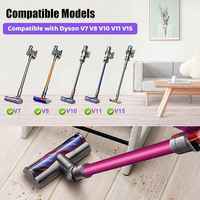 Aspirateur à main Accessoires pour tapis Aspirateur électrique Dysons V7/V8/V10 Tête de brosse à plancher