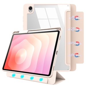 Custodia Protettiva per <span class=keywords><strong>Samsung</strong></span> <span class=keywords><strong>Tab</strong></span> A11 Plus 11 pollici S11 con Porta Penna Magnetico Rimovibile in Acrilico - Product Image 2