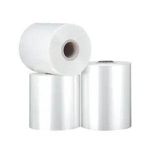 Özel POF film 12 mikron 15 mikron 19 mikron kalınlığında ısı shrink film plastik streç film