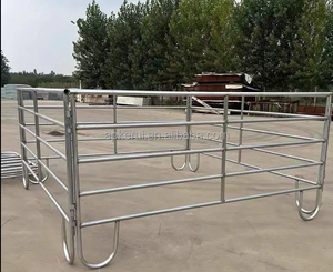 Portatile da 2.1 m in acciaio per bestiame cortile per uso pesante e mobile Paddock pannelli per recinzione cancelli facilmente assemblati per il vitello del cavallo del bestiame - Product Image 3