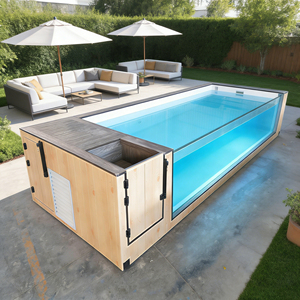 Ground Rectangular Portable Waterproof UV Resistant Corrosion-resistant Fiberglass Swimming Pool Accessories Top Class Tools - Product Image 6