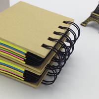 Bloc-notes de poche avec logo personnalisé, conception gratuite, bloc-notes portable combiné, notes adhésives, mini bloc-notes à spirale, fournisseur de bureau
