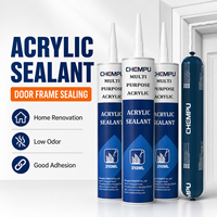 Scellant acrylique flexible haute adhérence pour joints de maçonnerie, 600 ml, scellant acrylique pour murs fins