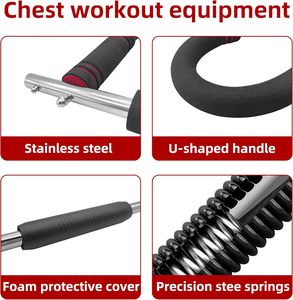 Có Thể Điều Chỉnh Lực Lượng Xách Tay Có Thể Tháo Rời Thép Mùa Xuân Twister Cánh Tay Cơ Bắp Ngực Huấn Luyện Viên Exerciser Cho Nam Giới Và Phụ Nữ - Product Image 4