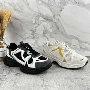 Zapatillas de running de verano para mujer, fabricación al por mayor personalizada, calzado casual de malla para caminar, zapatillas gruesas para mujer - Product Image 1