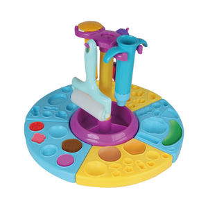 JinYing Jouets créatifs pour enfants Hamburger <span class=keywords><strong>Pizza</strong></span> Funny Pretend Play x10 Jouet en argile coloré pour enfants avec accessoires - Product Image 6