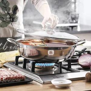 Little Sheep panci panas Stainless Steel, panci masak Stainless Steel, panci panas Stainless Steel dengan partisi rumah tangga - Product Image 2
