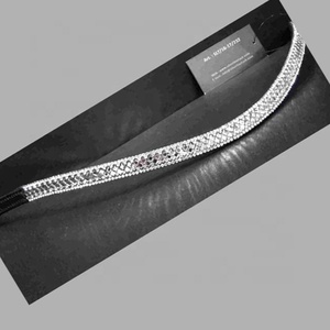 ที่คาดผมหนังม้าพร้อมโซ่รัดผมสุดฮ็อตสำหรับการขี่ม้าสวมใส่สบายขณะขี่ม้า - Product Image 2