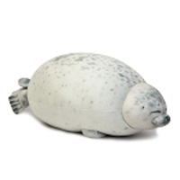 Peluche en coton 3D Angry Blob Seal Chubby, jouet en peluche pour bébé, coussin de sommeil pour enfants