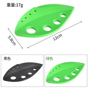 Herb <b>Cutter</b> Plastic Leaf 9 Hole Food Grade Manual <b>Multi</b> <b>Functional</b> <b>Vegetable</b> Slicer Green And Black - Product Image 2