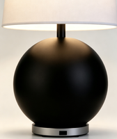 Lampe de table moderne en tissu écologique avec abat-jour en forme de tambour, AC E26, pour chambres et bureaux