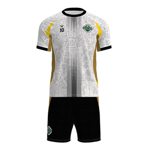 Maillot de football personnalisable avec nom et numéro, léger, respirant, 100 % polyester, séchage rapide, anti-humidité pour l'entraînement quotidien - Product Image 3