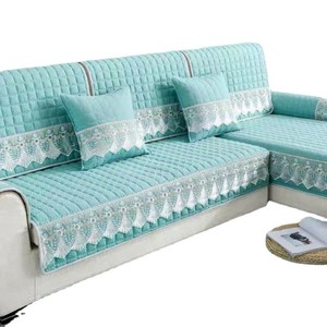 Grosir Pelindung Furnitur <span class=keywords><strong>Sofa</strong></span> Polos Gaya Kursi Poliester Warna Solid Penutup <span class=keywords><strong>Sofa</strong></span> Tahan Air - Product Image 1