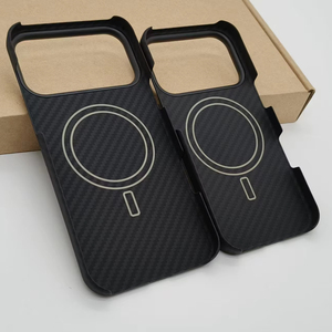 Funda de teléfono de material de aramida de fibra de carbono adecuada para <span class=keywords><strong>la</strong></span> <span class=keywords><strong>serie</strong></span> IP17 para iPhone 17 Air Pro Max - Product Image 2