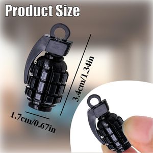 Bouchons de valve en forme de grenade en acier inoxydable colorés pour pneus sans chambre à air de voitures et motos, embout américain - Product Image 3