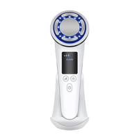 Nouvel appareil de massage facial galvanique à micro-courant et vibrations, équipement de beauté à usage domestique, soin chaud/froid pour la peau, masseur pour les yeux et le visage