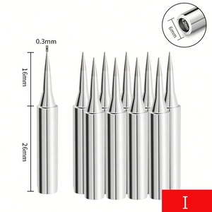 Punta de soldador de hierro cromado para piezas internas calientes 900M-SK-I, punta de soldador en forma de herradura 936 de uso general - Product Image 6