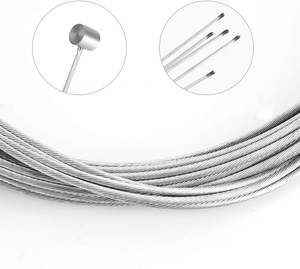 Freno de bicicleta de acero y plástico de 4mm/5mm/<span class=keywords><strong>Cable</strong></span> de <span class=keywords><strong>cambio</strong></span> Cog de 3 metros para bicicletas de <span class=keywords><strong>carretera</strong></span>/carrera BMX para niños - Product Image 5