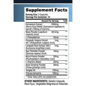 Cápsulas de Maca y Horny Goat Weed OEM/ODM, Favorecen el Rendimiento y la Relajación en Adultos, con Extracto de Maca - Product Image 2