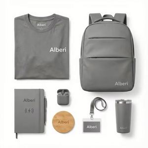 Kit Ecológico Todo en Uno Color Gris, con Regalos Personalizados Versátiles e Ideales para Empleados y Clientes - Product Image 2