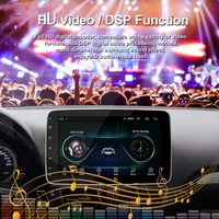Autoradio multimédia Android 9/10 pouces 1 DIN simple, avec GPS et écran tactile rotatif à 360 degrés, lecteur stéréo 2 DIN double