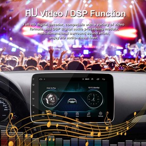 Autoradio multimédia Android 9/10 pouces 1 DIN simple, avec GPS et écran tactile rotatif à 360 degrés, lecteur stéréo 2 DIN double - Product Image 4