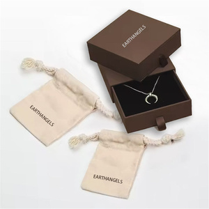 Personalized Color Cheap Eco-friendly <b>Folding</b> Canvas Cotton Drawstring <b>Bag</b> with Double String - Product Image 6