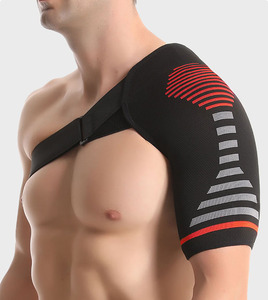 En gros 1 pièce Sangle d'épaule élastique réglable avec coussinets de sport, attelle articulaire de compression fixe pour la prévention des entorses et des tensions musculaires - Product Image 1