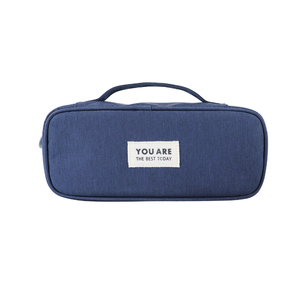 Sac à crayons pour l'école, pour adolescentes, garçons, hommes, femmes, grande capacité, en polyester, trousse à crayons décontractée - Product Image 3
