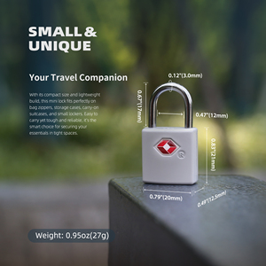 Chìa Khóa Mở Khóa hải quan <span class=keywords><strong>TSA</strong></span>; khóa hành lý đầy màu sắc; cần thiết cho du lịch quốc tế. - Product Image 3