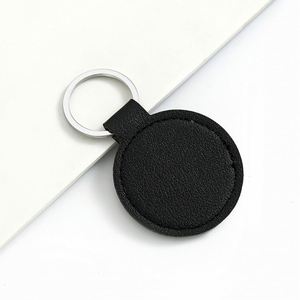 Customized <b>Keychain</b> Great Craft Sophisticated Embossed Logo Durable PU <b>Leather</b> - Product Image 2
