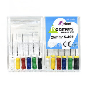 รีมเมอร์ชนิด R สแตนเลสสตีล 21 มม. 15-40 สำหรับงานรากฟัน เครื่องมือทันตกรรมแบบใช้มือ - Product Image 3