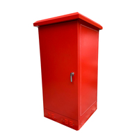 Boîte d'incendie de sécurité de couleur rouge IP55 armoire de lutte contre l'incendie extérieure de support de 19 pouces