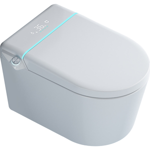 Thông minh kéo dài tường gốm treo nhà vệ sinh bát phòng tắm tiên tiến <span class=keywords><strong>commode</strong></span> với sưởi ấm chỗ ngồi và điều khiển từ xa bao gồm - Product Image 1