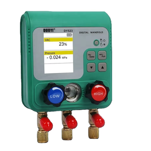 Manómetro <span class=keywords><strong>Digital</strong></span> de Refrigeración DUOYI DY523, Medidor de Vacío y Probador de Colectores <span class=keywords><strong>para</strong></span> Herramientas de HVAC y Aire Acondicionado - Product Image 1