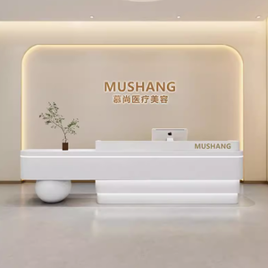 Thiết kế hiện đại MDF bàn tiếp tân cho phòng tập thể dục trung tâm trường khách sạn văn phòng thanh phòng khách bệnh viện hội thảo - Product Image 4