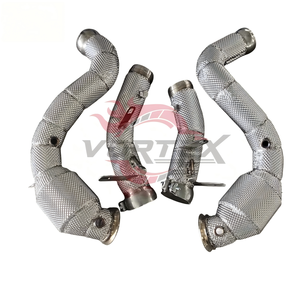 ท่อลงไอเสียแบบ Vortex Performance พร้อมฉนวนกันความร้อนและตัวเร่งปฏิกิริยาแบบ High Flow สำหรับระบบ Mercedes Benz AMG GLC63 GLC63S V8 M177 - Product Image 3