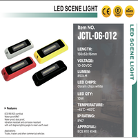 Lumière LED d'ambiance intérieure 10W 850lm IP67 avec puce Osram et interrupteur tactile pour camping-car, bateau, remorque, motorhome, SUV (DC10-30V)