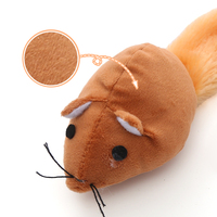 Nouveau design multicolore en peluche cataire chat jouet à mâcher interactif souris longue queue souris jouets souris jouet pour chat