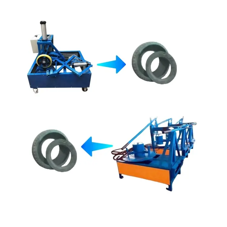 タイヤ円形カッター廃棄物タイヤリサイクル自動タイヤカッター