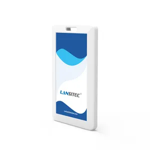 Lansitec Wearable IBeacon Broadcasting Customizable Press Button Badge Beacon Tag Gateway Ble5.0 Beacon Ble Beacon