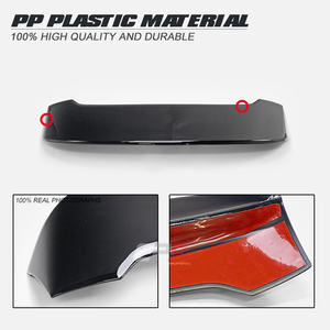 PP Material FOR Fiat 2007+ 500 595 Abarth Type <b>rear</b> <b>spoiler</b> - Product Image 3
