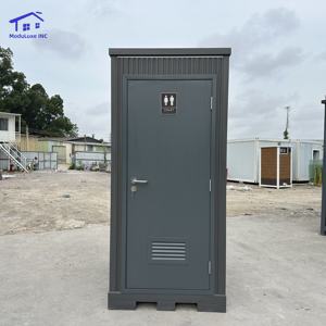 Baño Portátil de Bajo Costo, Panel Sándwich, Acero, para Exteriores, con Ducha - Product Image 2