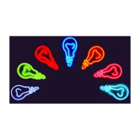 Fil EL flexible haute luminosité, éclat uniforme et lisse sans texture granuleuse. Multicolores. Pour l'éclairage des scènes de concert et de théâtre.
