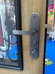 Calandre de <span class=keywords><strong>porte</strong></span> <span class=keywords><strong>Simple</strong></span> de haute Protection, <span class=keywords><strong>en</strong></span> acier forgé, design robuste, portes de sécurité avec branche <span class=keywords><strong>en</strong></span> <span class=keywords><strong>fer</strong></span> forgé - Product Image 4