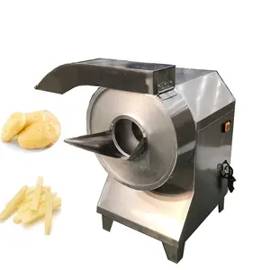 Cortadora automática de zanahorias y yuca para verduras, máquina cortadora de patatas fritas, máquina cortadora de patatas fritas de rábano