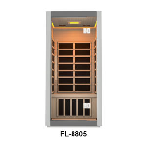 <span class=keywords><strong>Sauna</strong></span> infrarroja lejana interior de madera de diseño moderno para 1 persona con vapor seco y panel de control de computadora ¡ahora a la venta! - Product Image 4