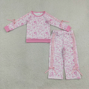 Vêtements pour bébés filles en gros, ensembles de vêtements d'automne pour filles, camouflage de chasse, imprimé léopard - Product Image 4