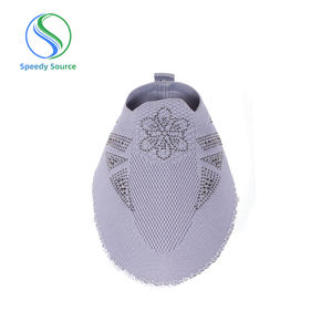 Nueva venta al por mayor Speed Source hombres mujeres niñas zapatos deportivos superior transpirable cómodo Fly Knit tejido diseño malla algodón - Product Image 1